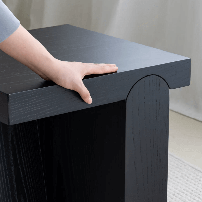 โต๊ะข้าง DEEPWOOD รุ่น BROX สีดำ